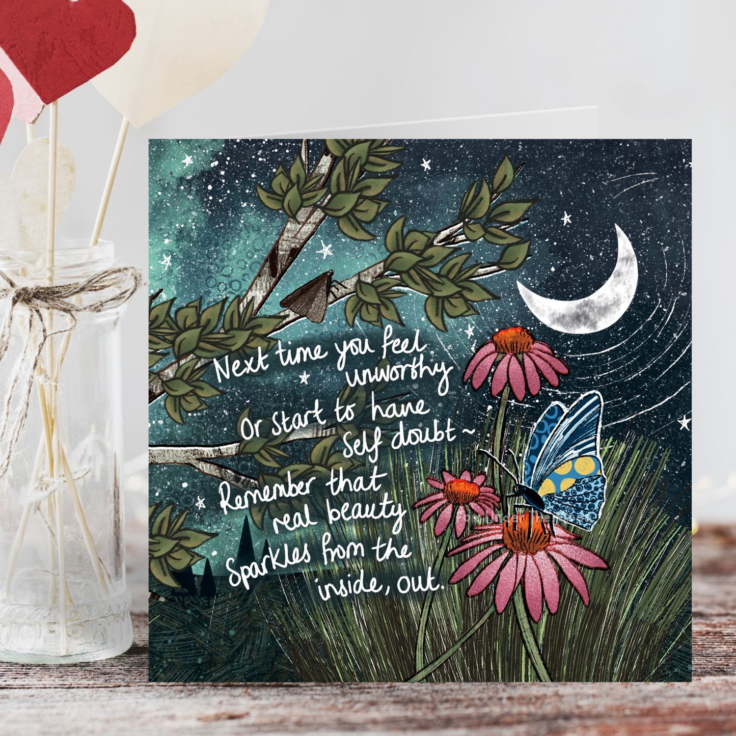 'Real Beauty' Single Greeting Card