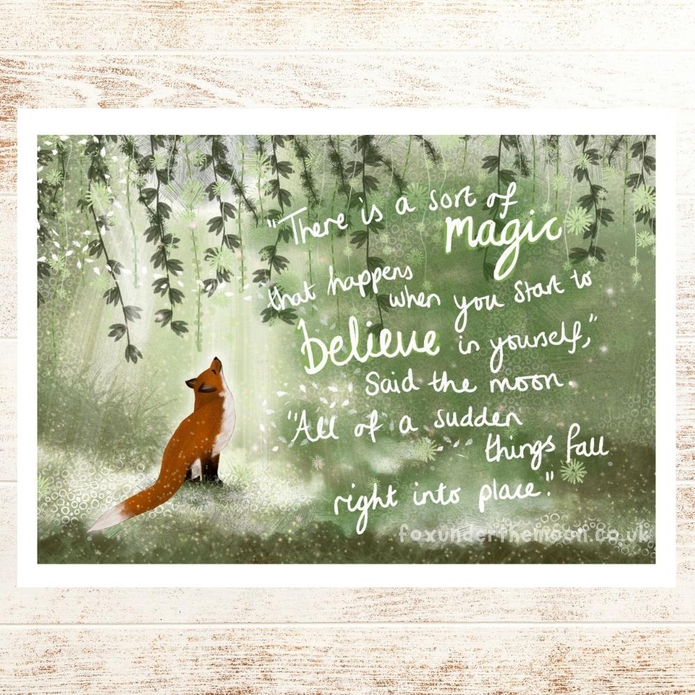 'Believe' Art Print