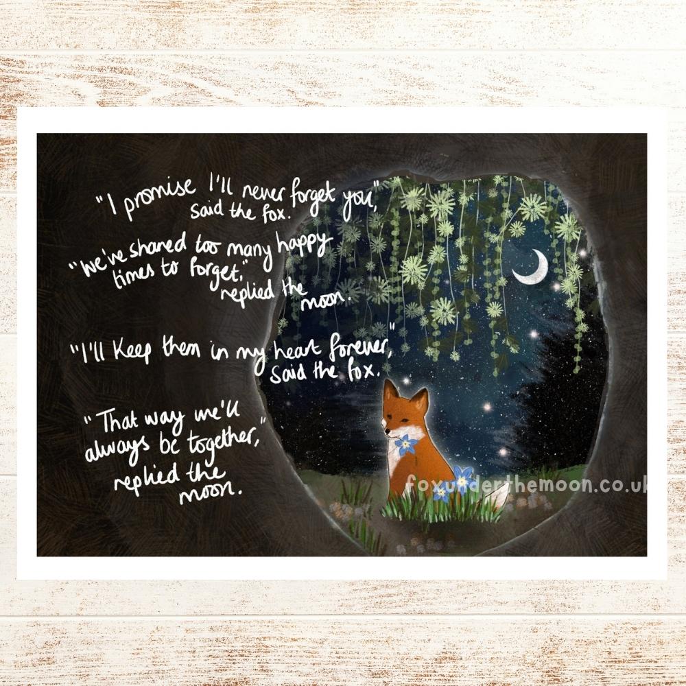 'Forget-Me-Not' Art Print
