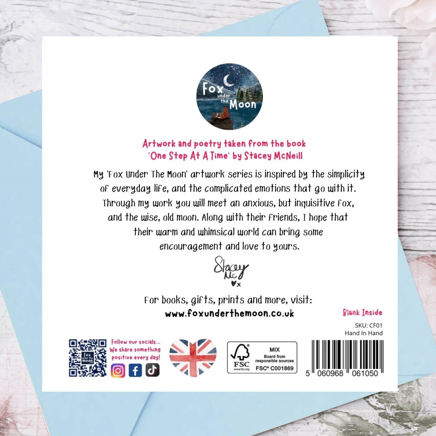'Darkness' Single Greeting Card