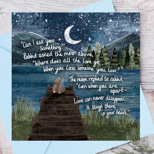 'Apart' Single Greeting Card