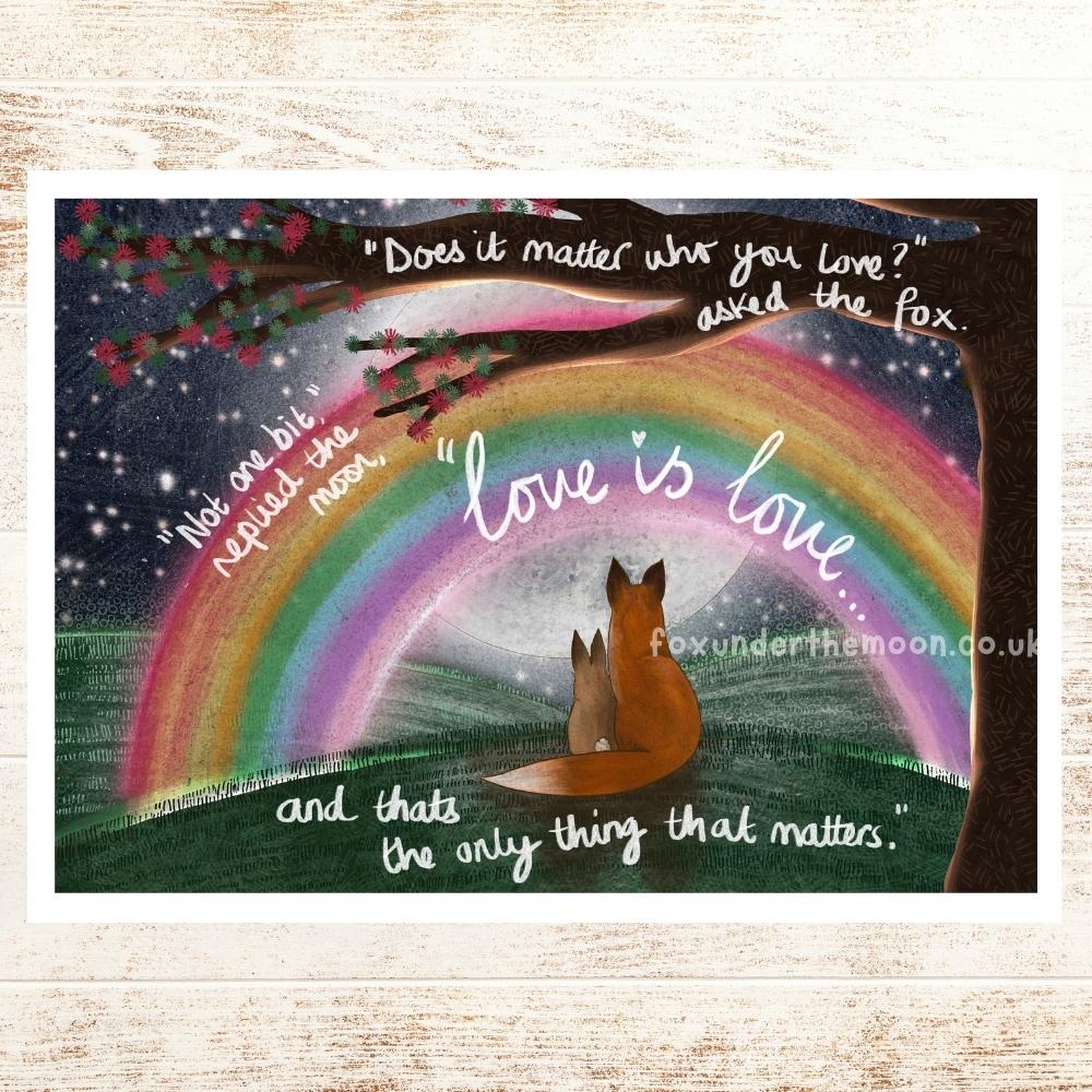 'Love Is Love' Art Print