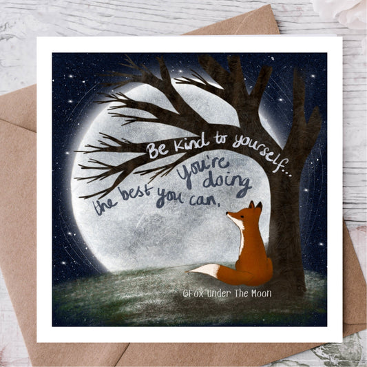 'Be Kind' Single Greeting Card