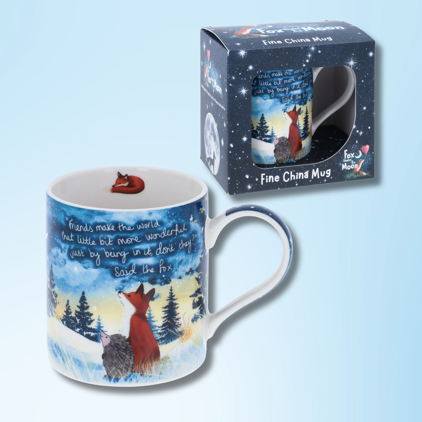 Fine China Mug - Friends Make The World