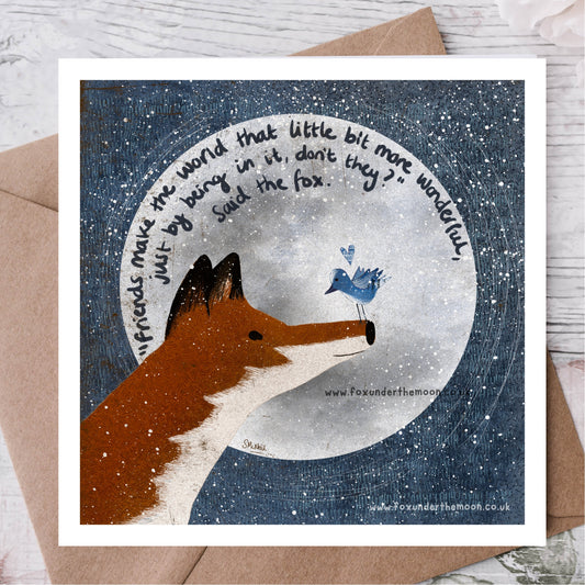'Friends' Single Greeting Card