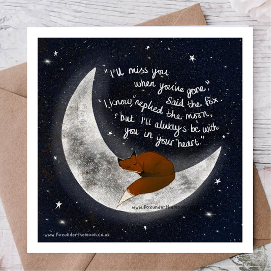 'In Your Heart' Single Greeting Card