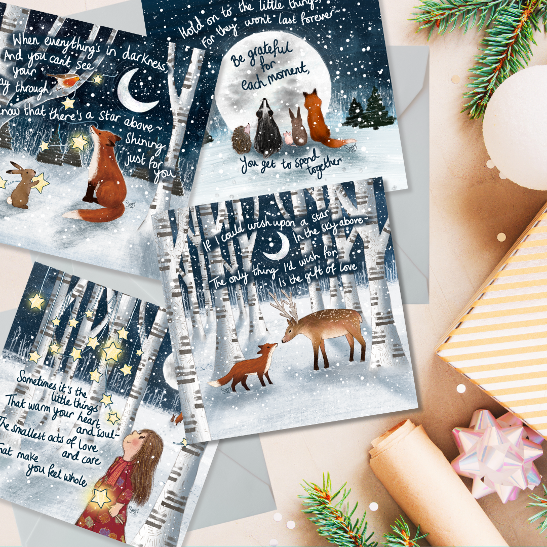 'The Gift Of Love' Single Christmas Greeting Card