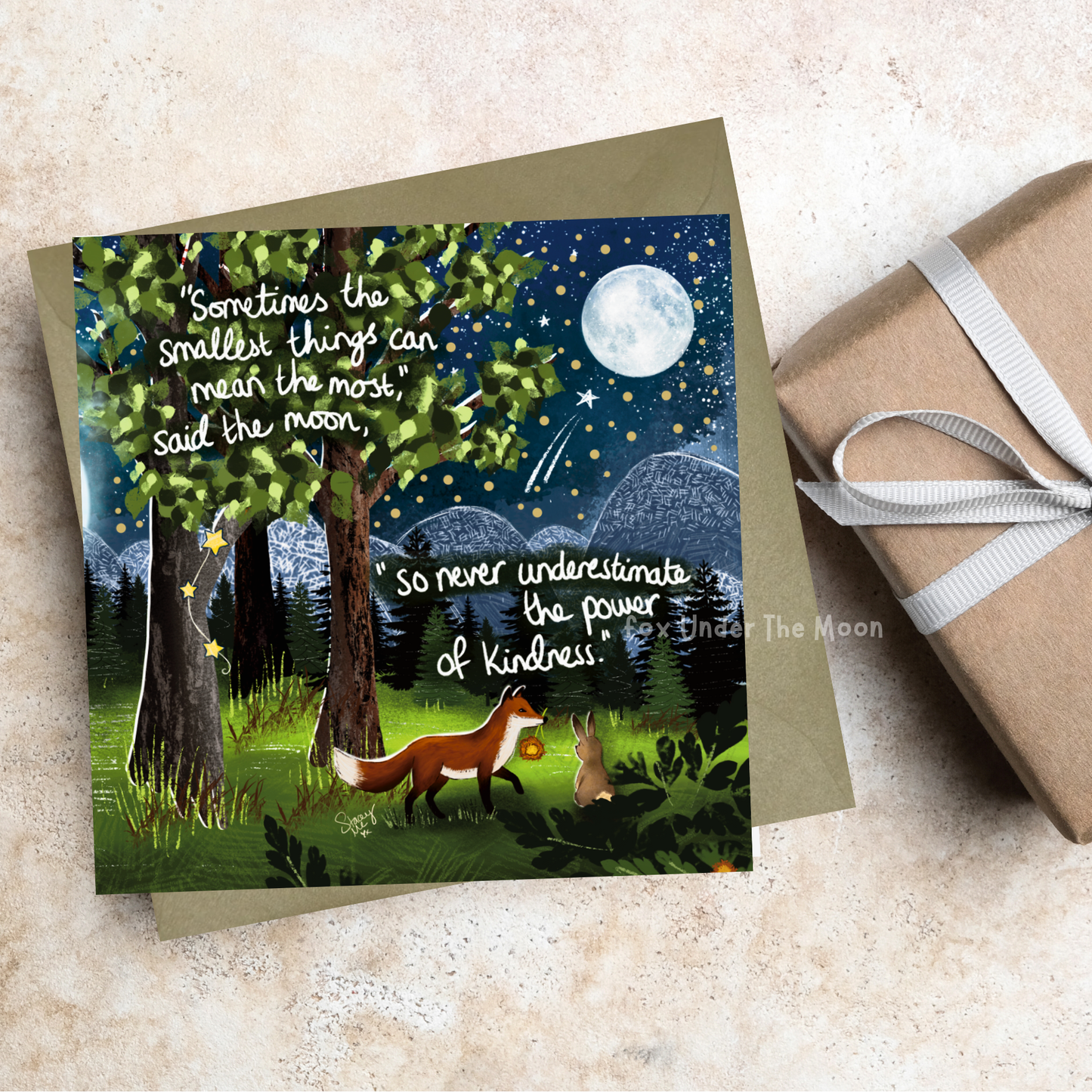 'Smallest Things' Single Greeting Card