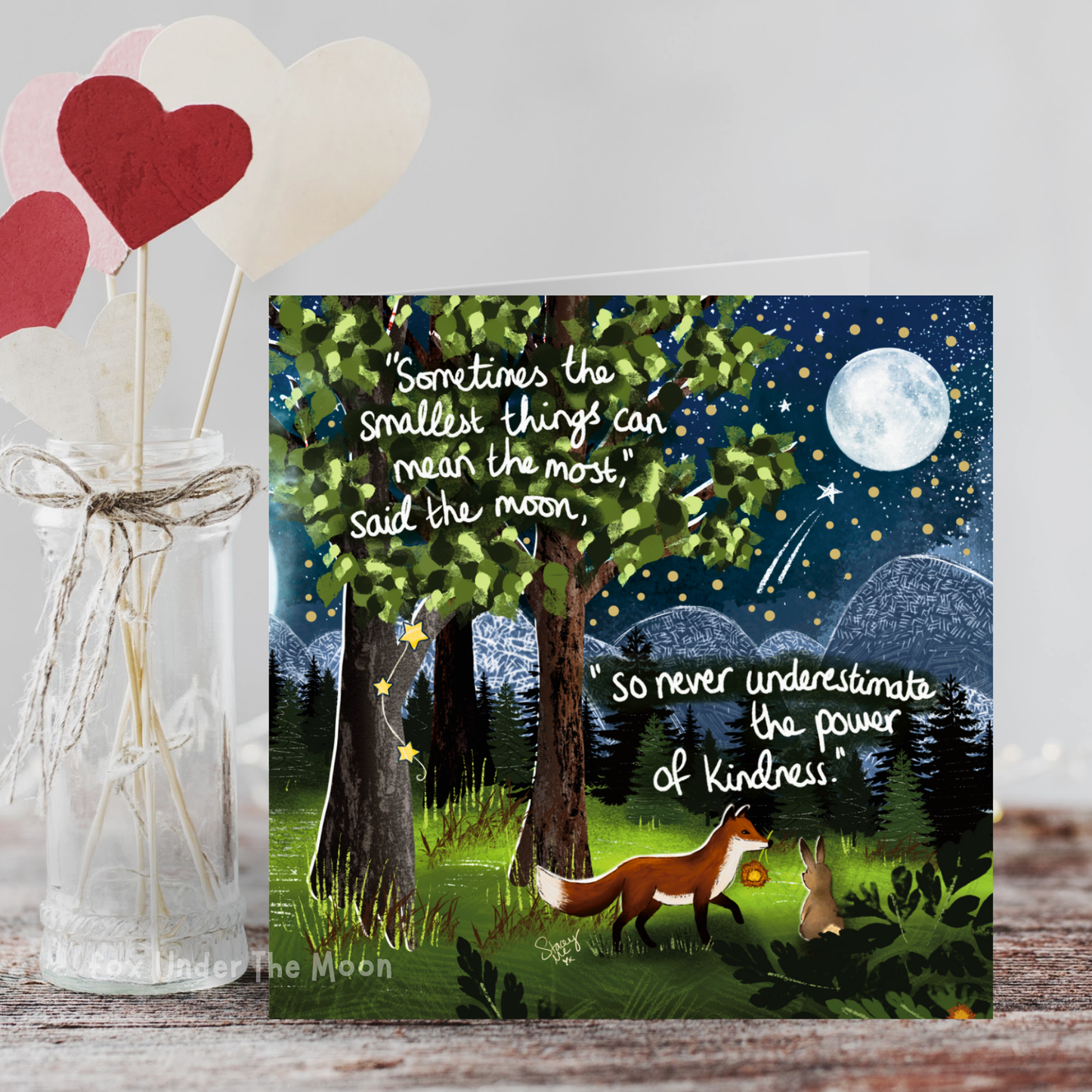'Smallest Things' Single Greeting Card