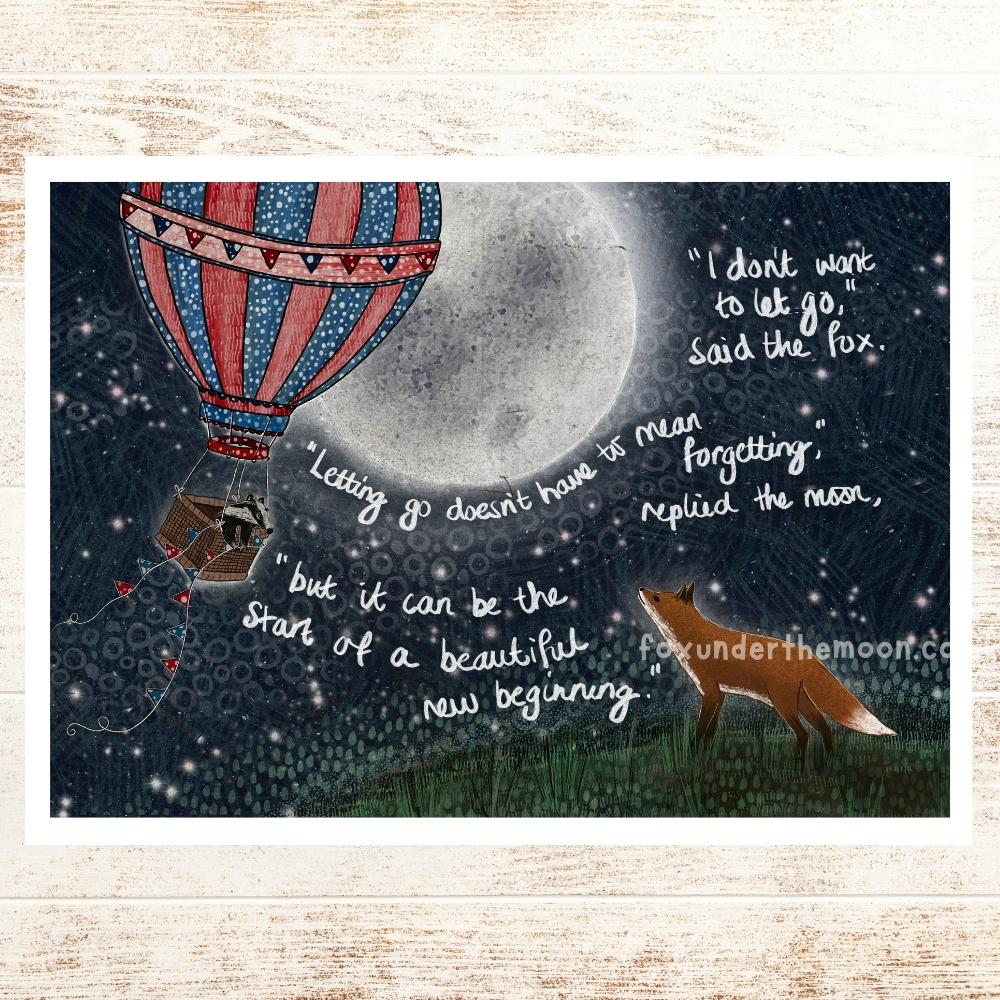 'Letting Go' Art Print