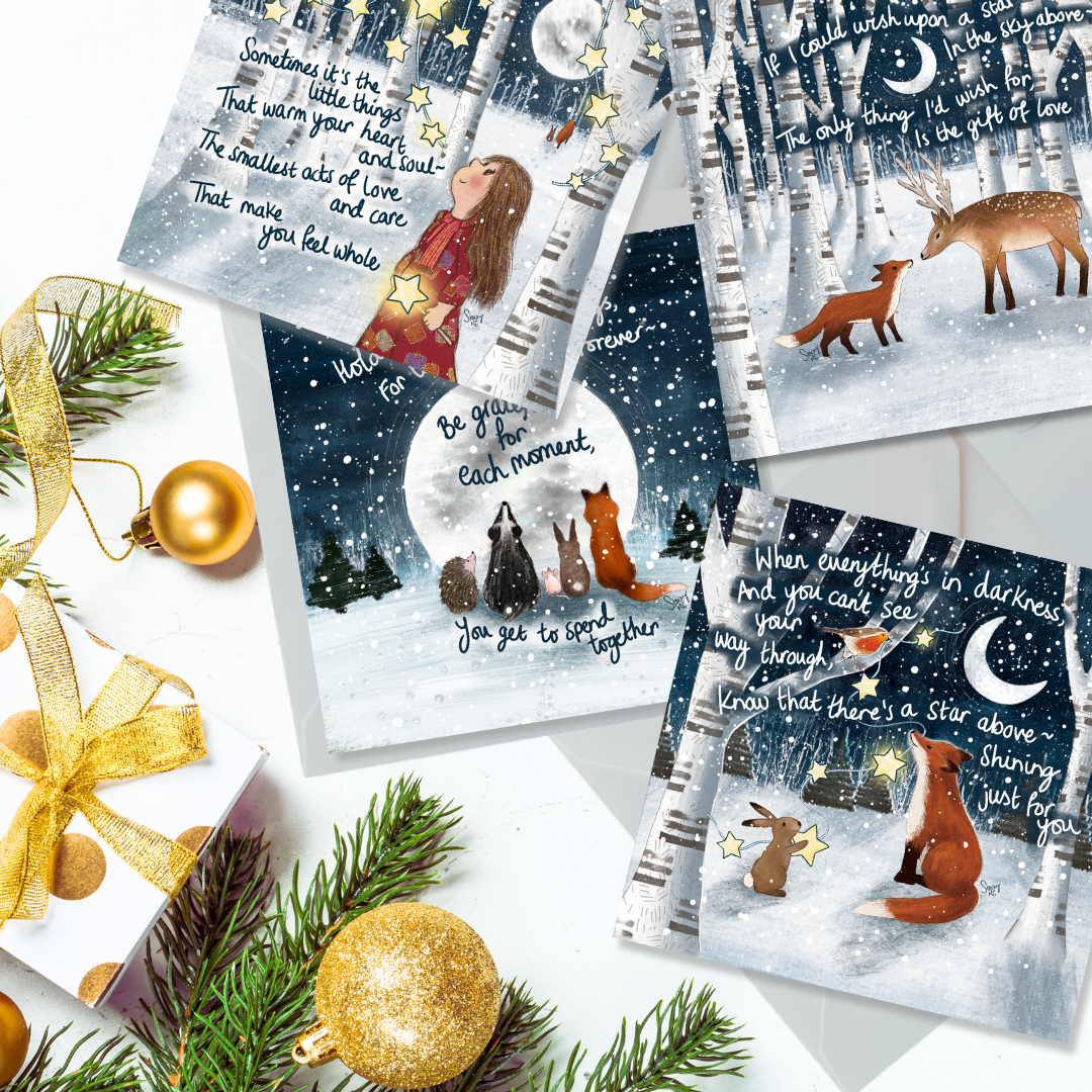 'The Gift Of Love' Single Christmas Greeting Card