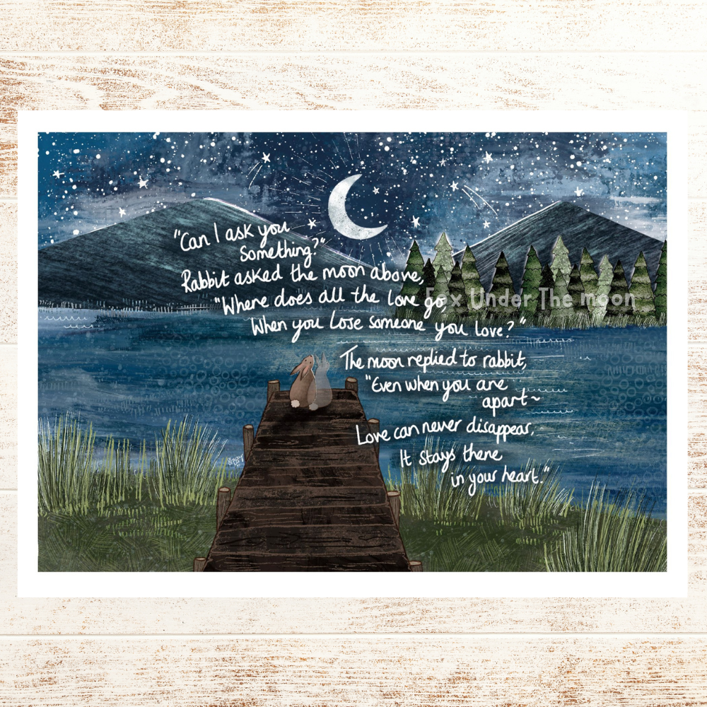 'Apart' Art Print