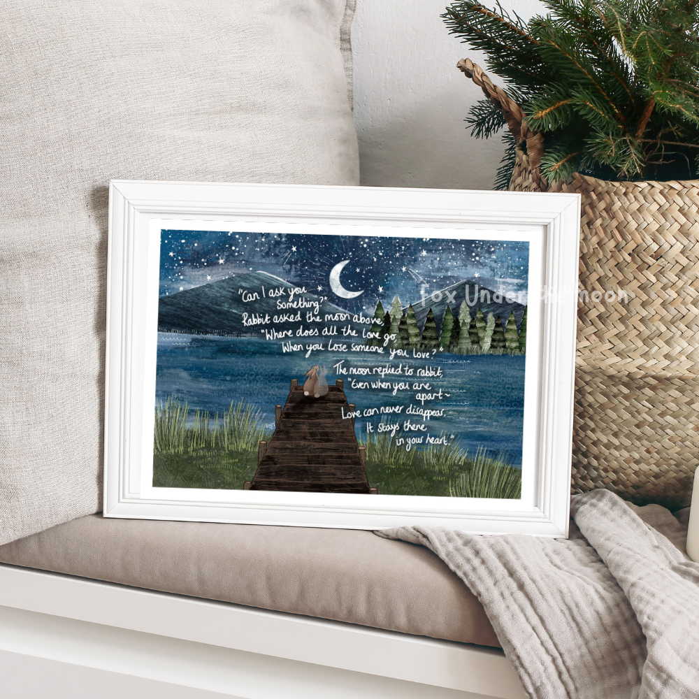 'Apart' Art Print