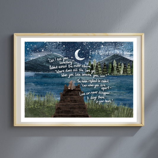 'Apart' Art Print