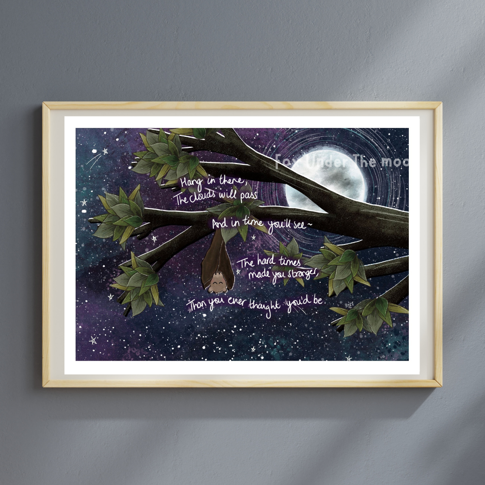 'Hang In There' Art Print