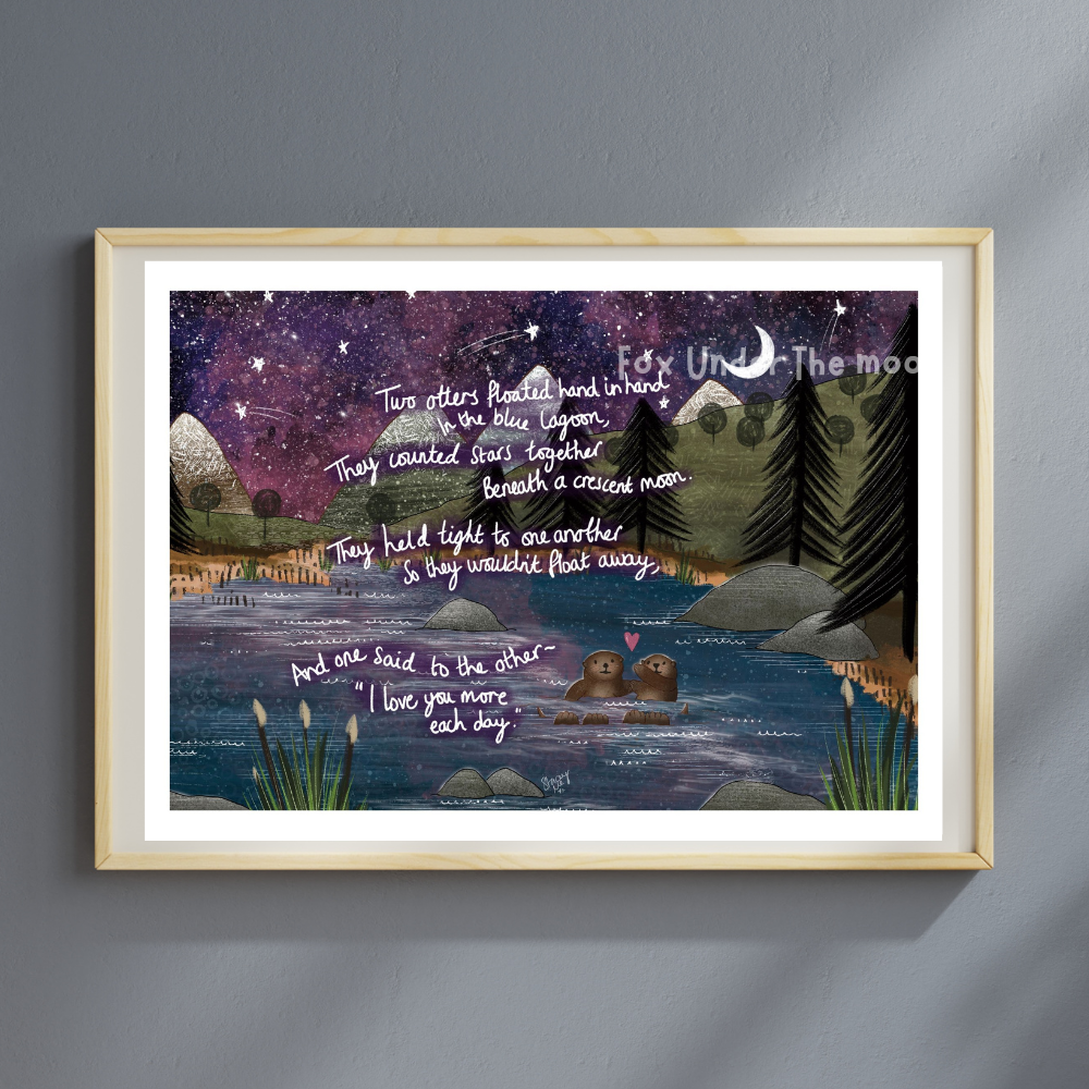 'Hand In Hand' Art Print