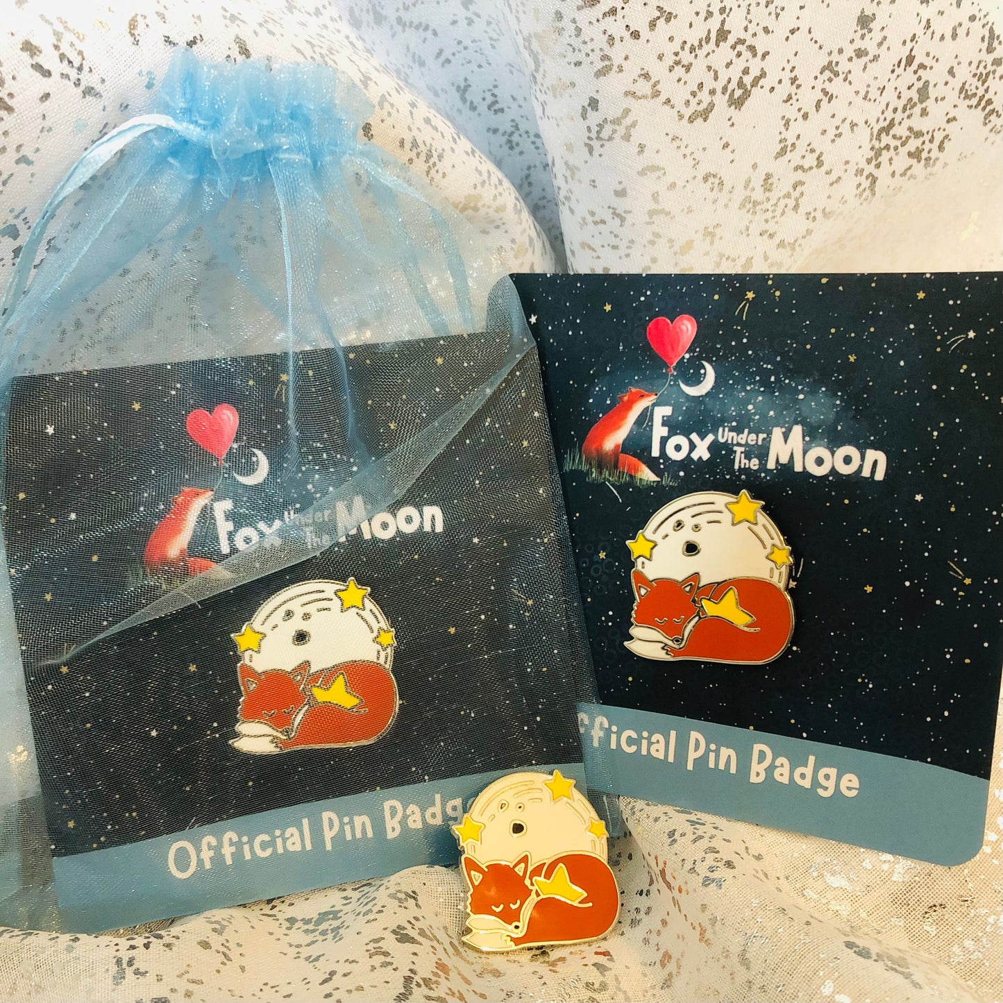 Official Enamel Pin by Fox Under The Moon