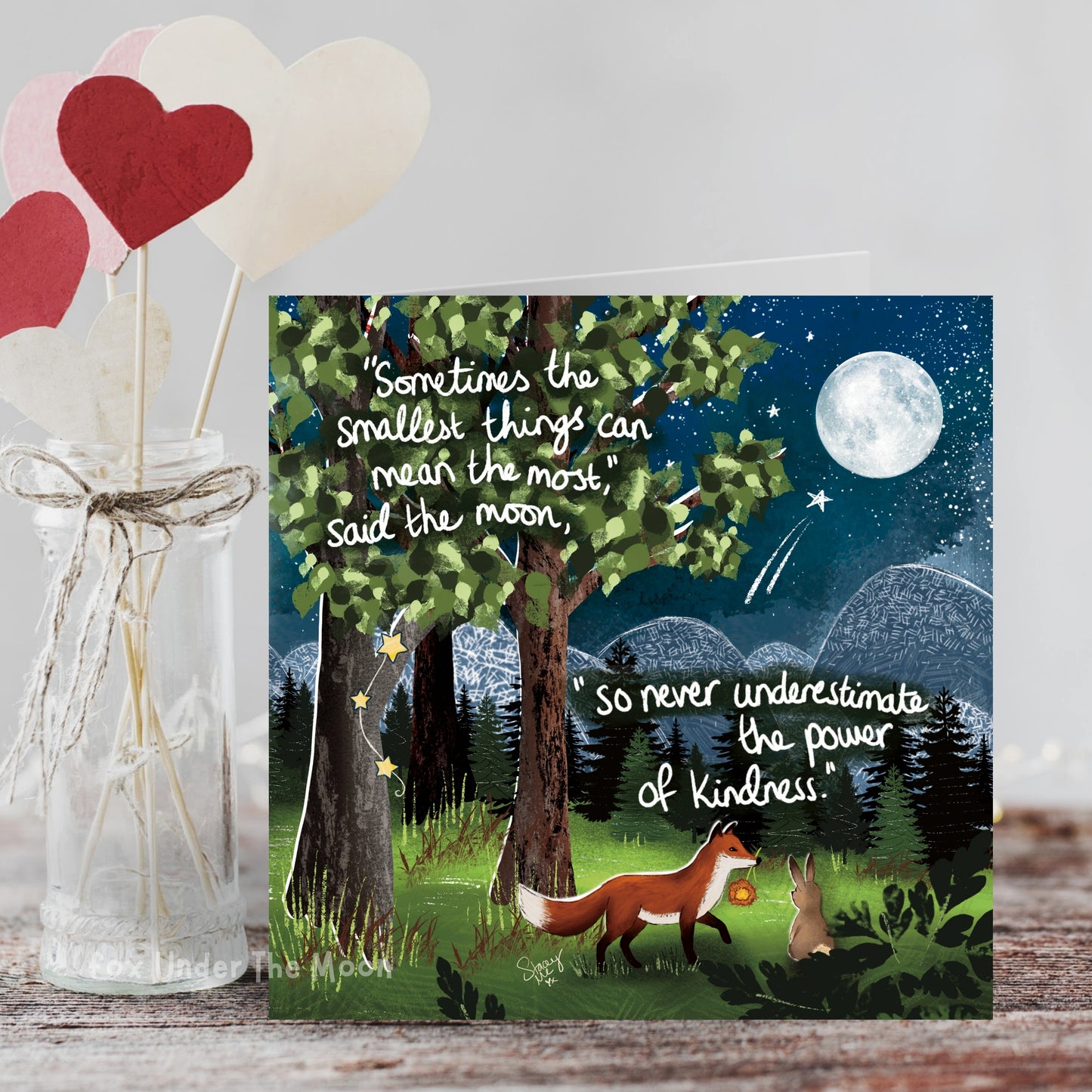 'Smallest Things' Single Greeting Card