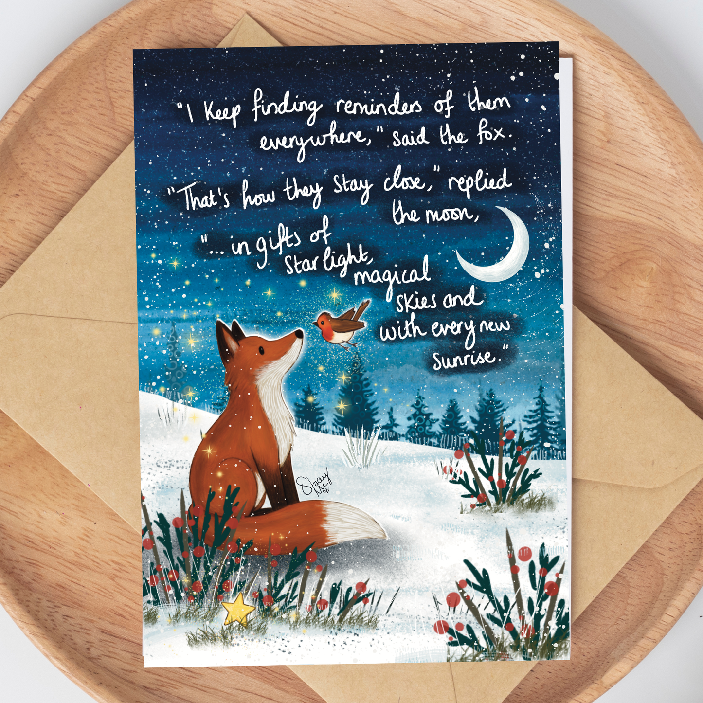 'Reminders' Single Greeting Card