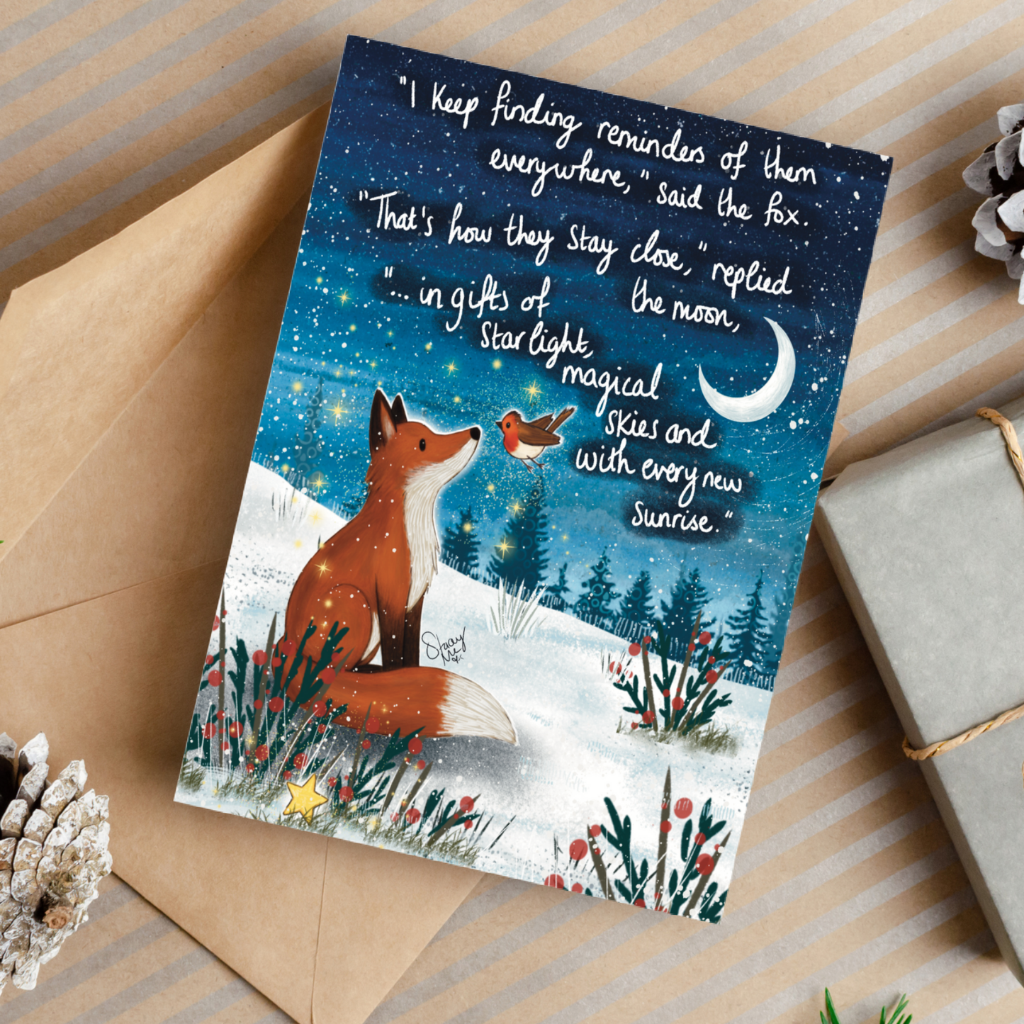 'Reminders' Single Greeting Card