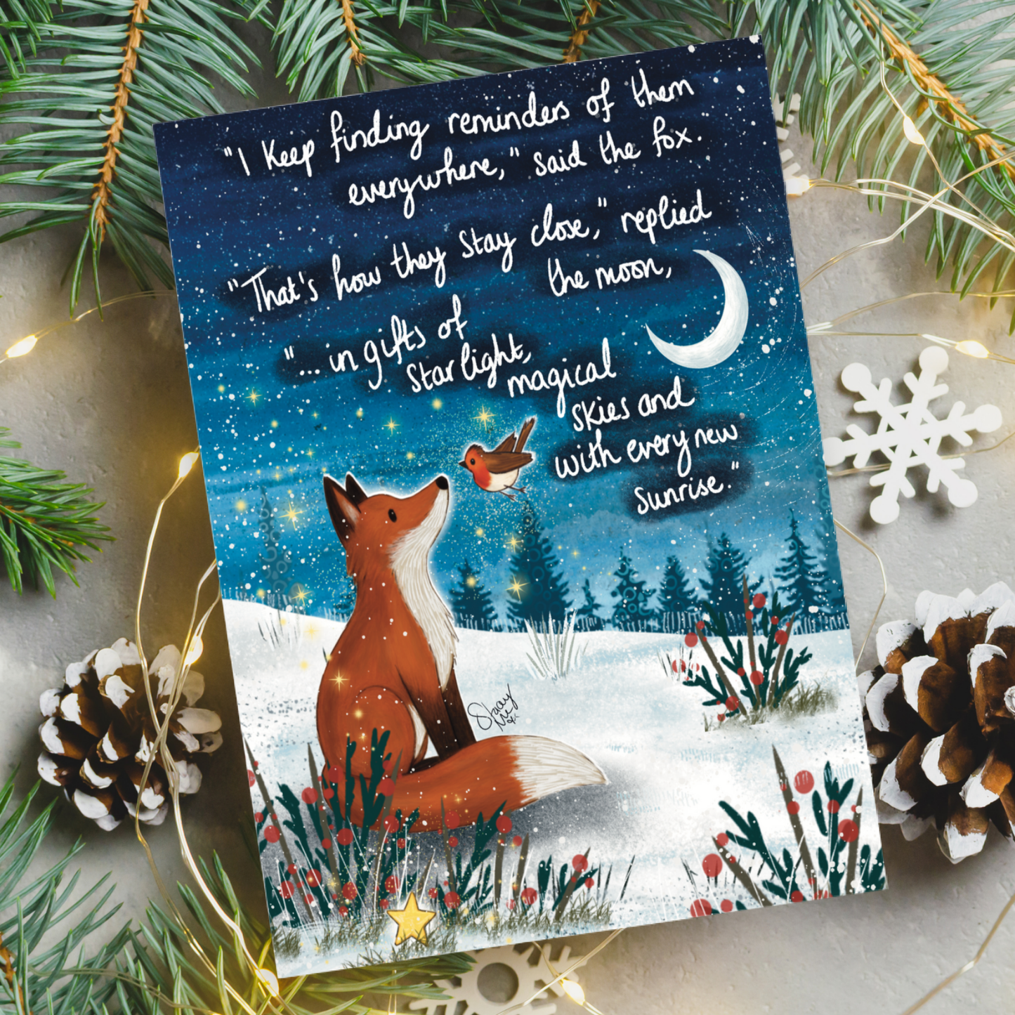 'Reminders' Single Greeting Card