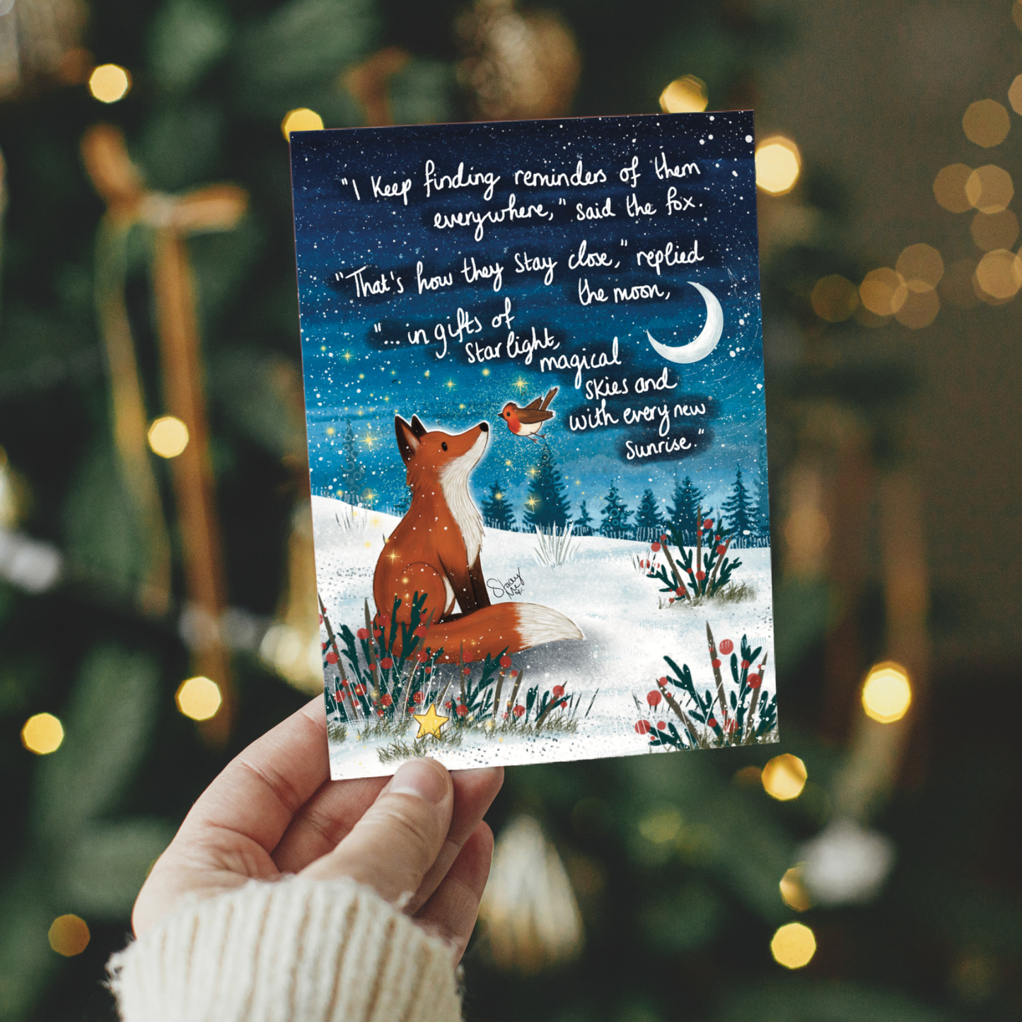 'Reminders' Single Greeting Card