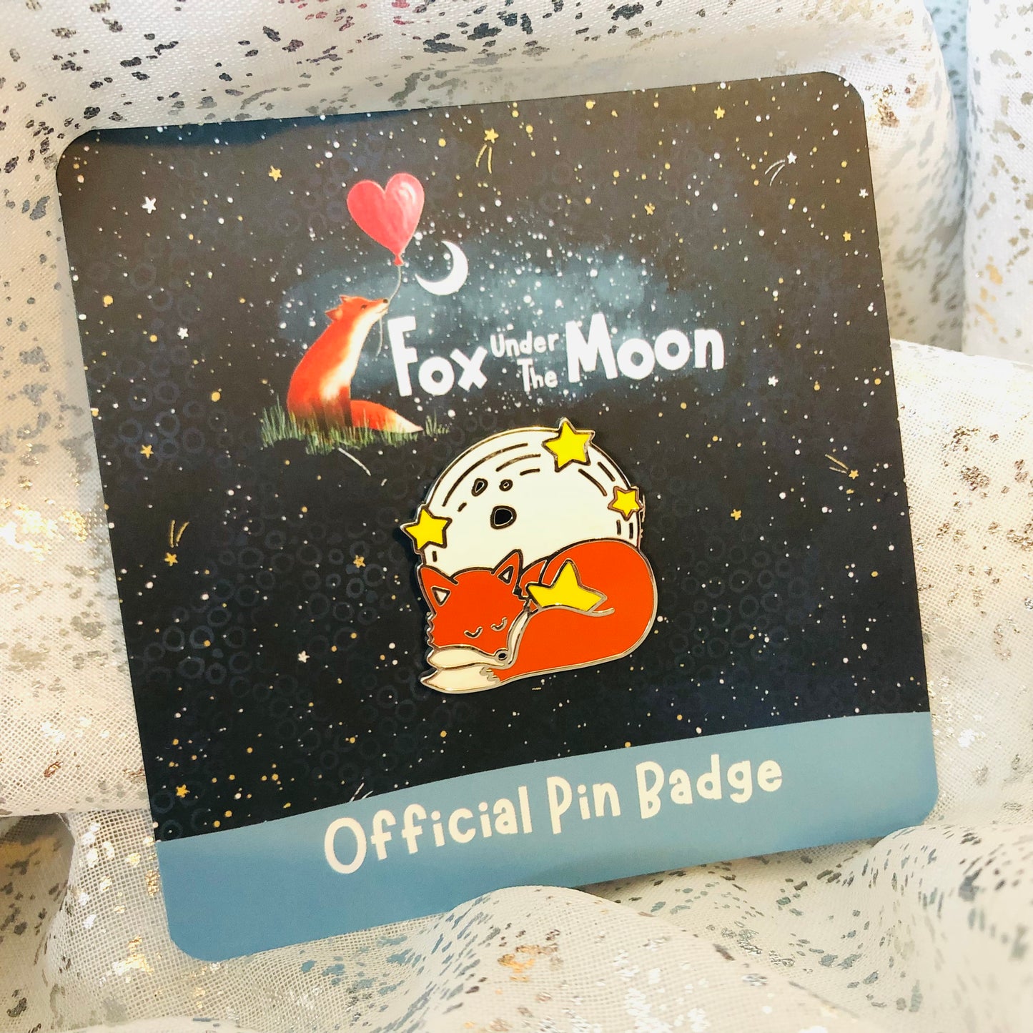 Official Enamel Pin by Fox Under The Moon