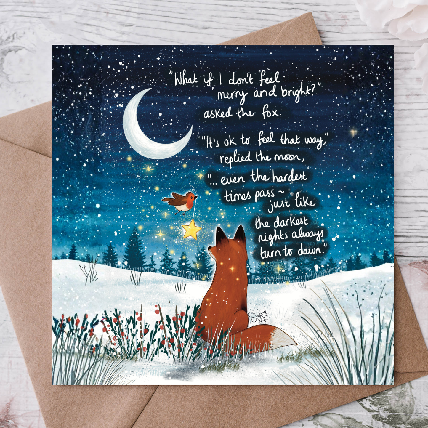 'Darkest Nights' - Christmas Card