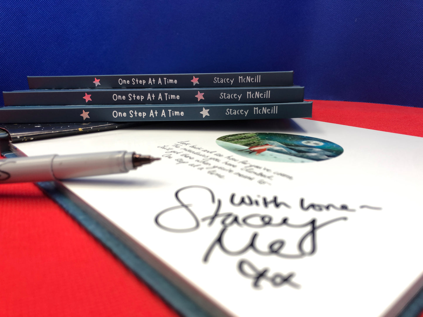 Hardback Gift Book - SIGNED - One Step At A Time