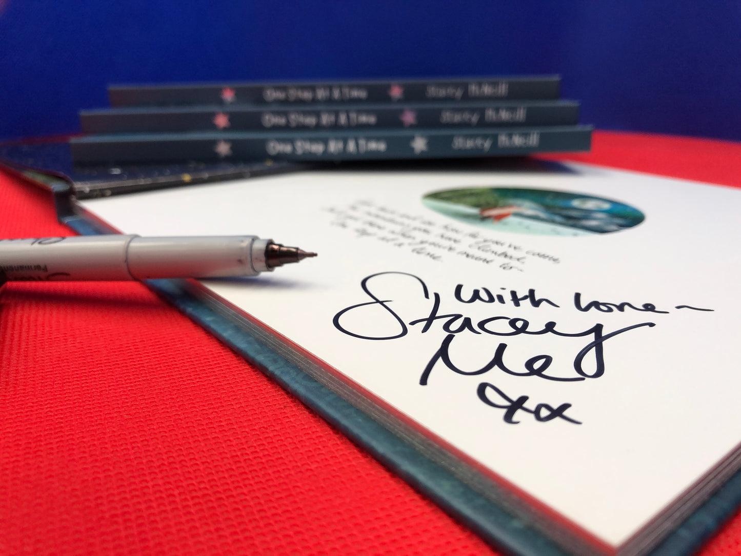 Hardback Gift Book - SIGNED - One Step At A Time