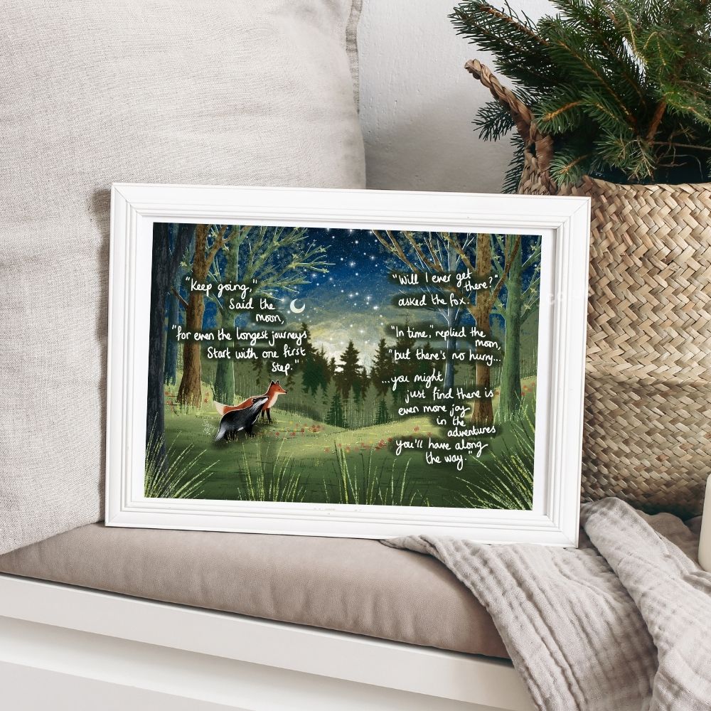 A4 Art Print ~ Keep Going