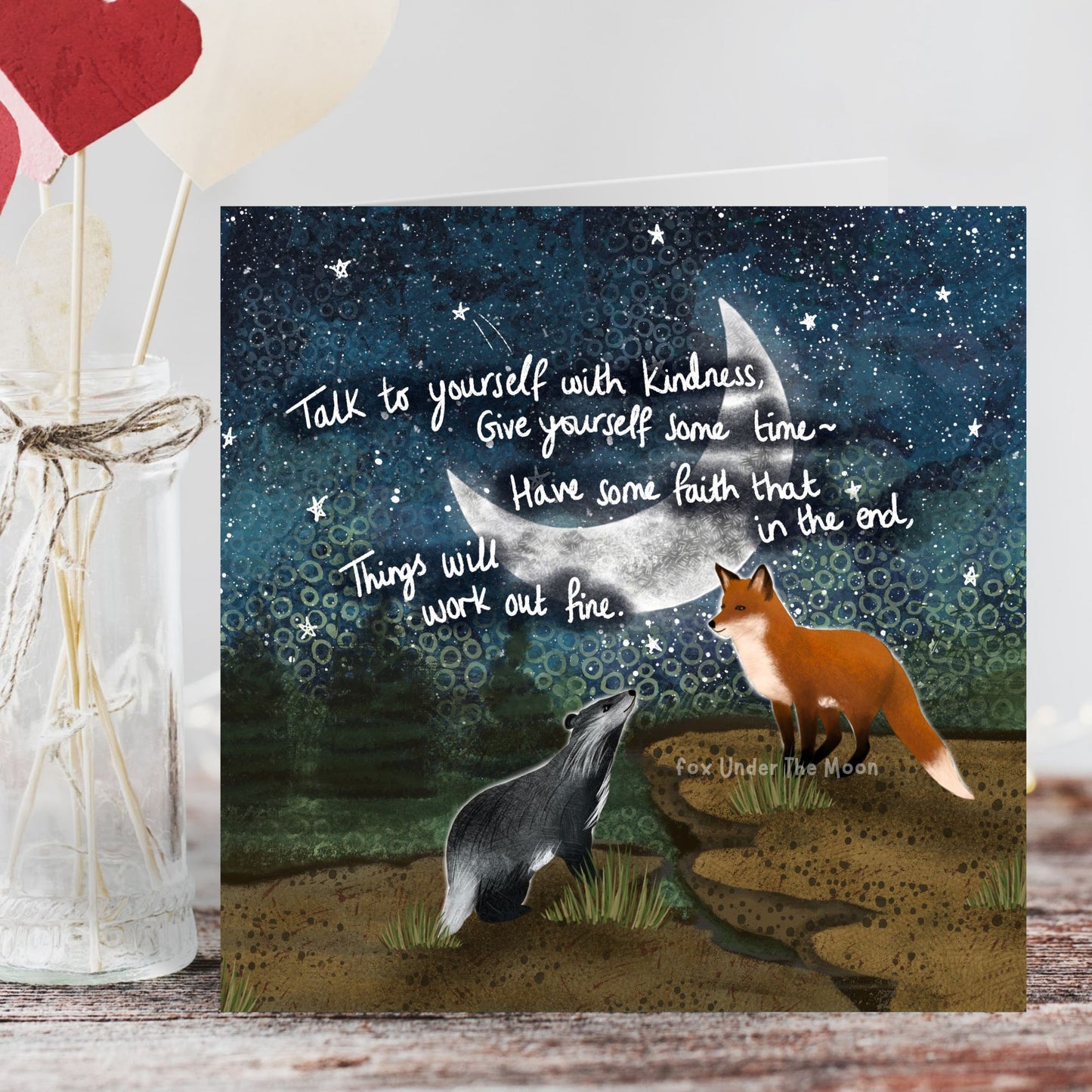 'Have Faith' Single Greeting Card