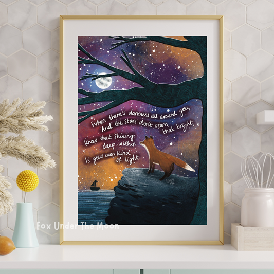 'Your Own Light' Art Print