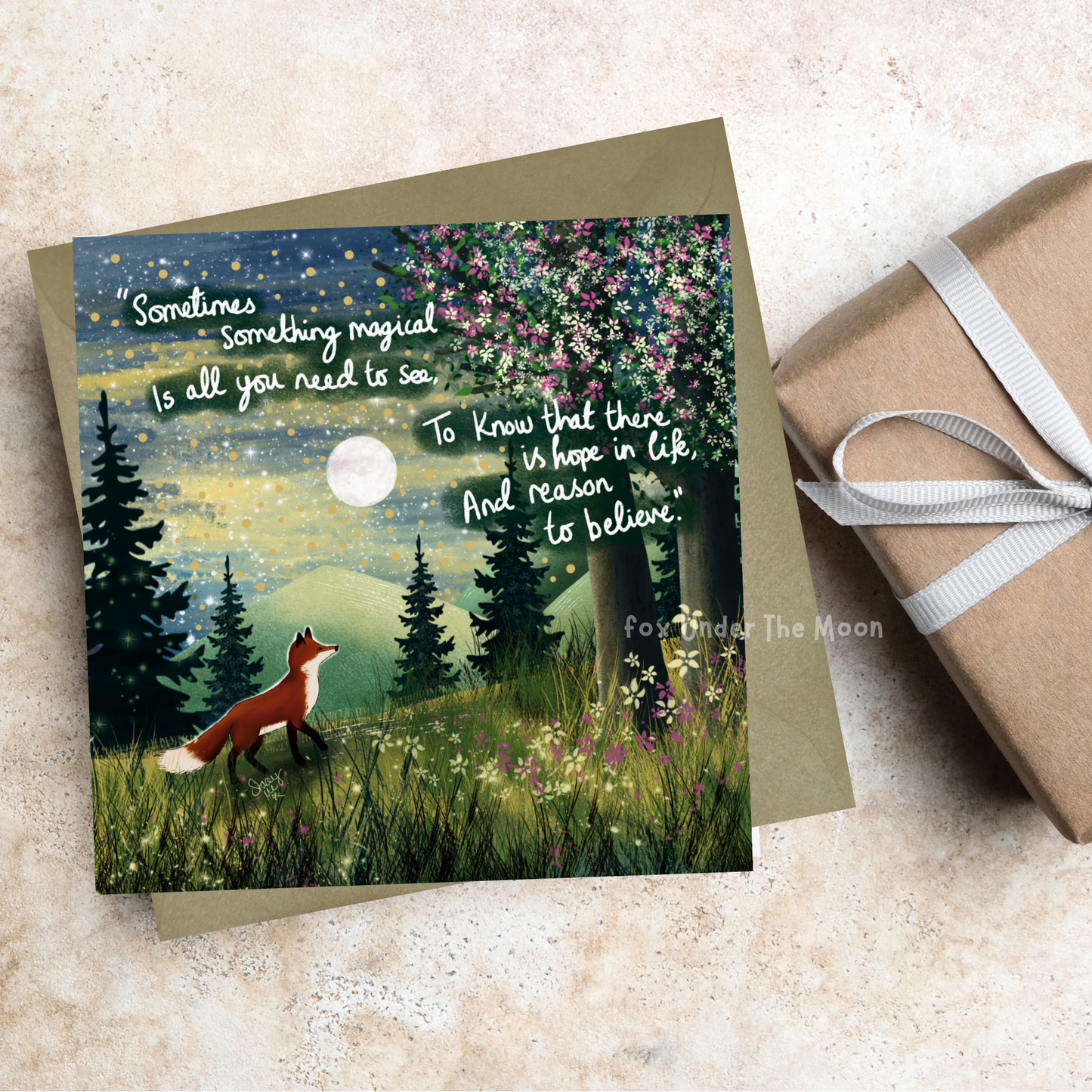 'Magical' Single Greeting Card