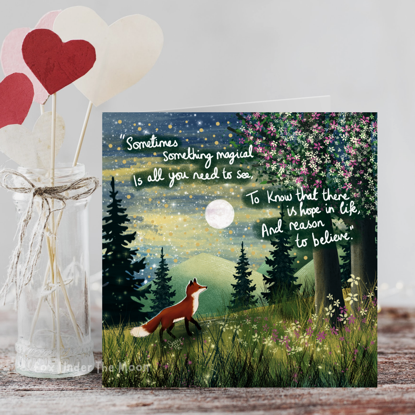 'Magical' Single Greeting Card