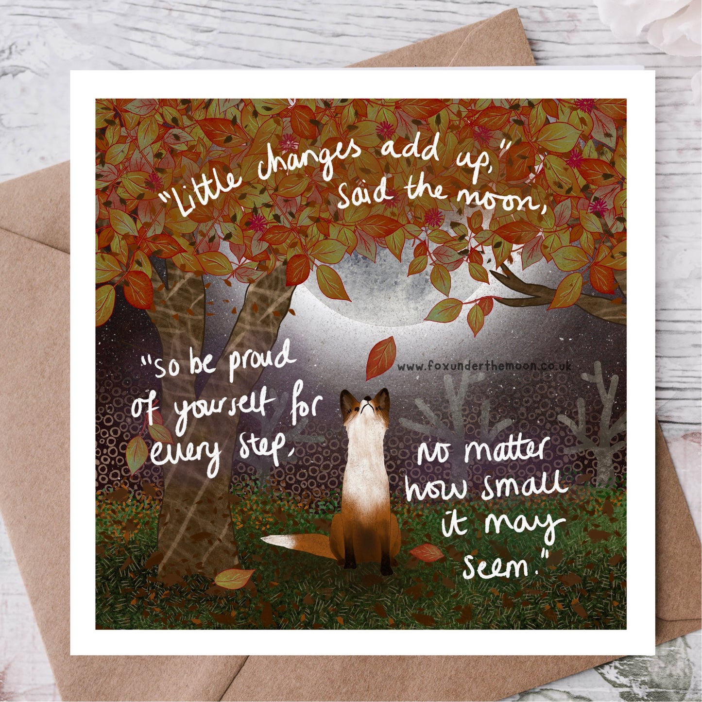 'Changes' Single Greeting Card