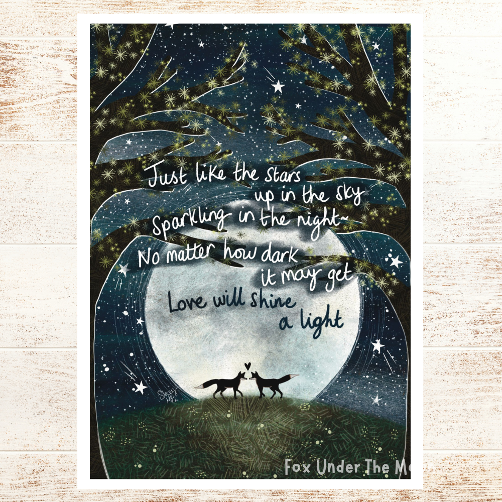 'Shine A Light' Art Print