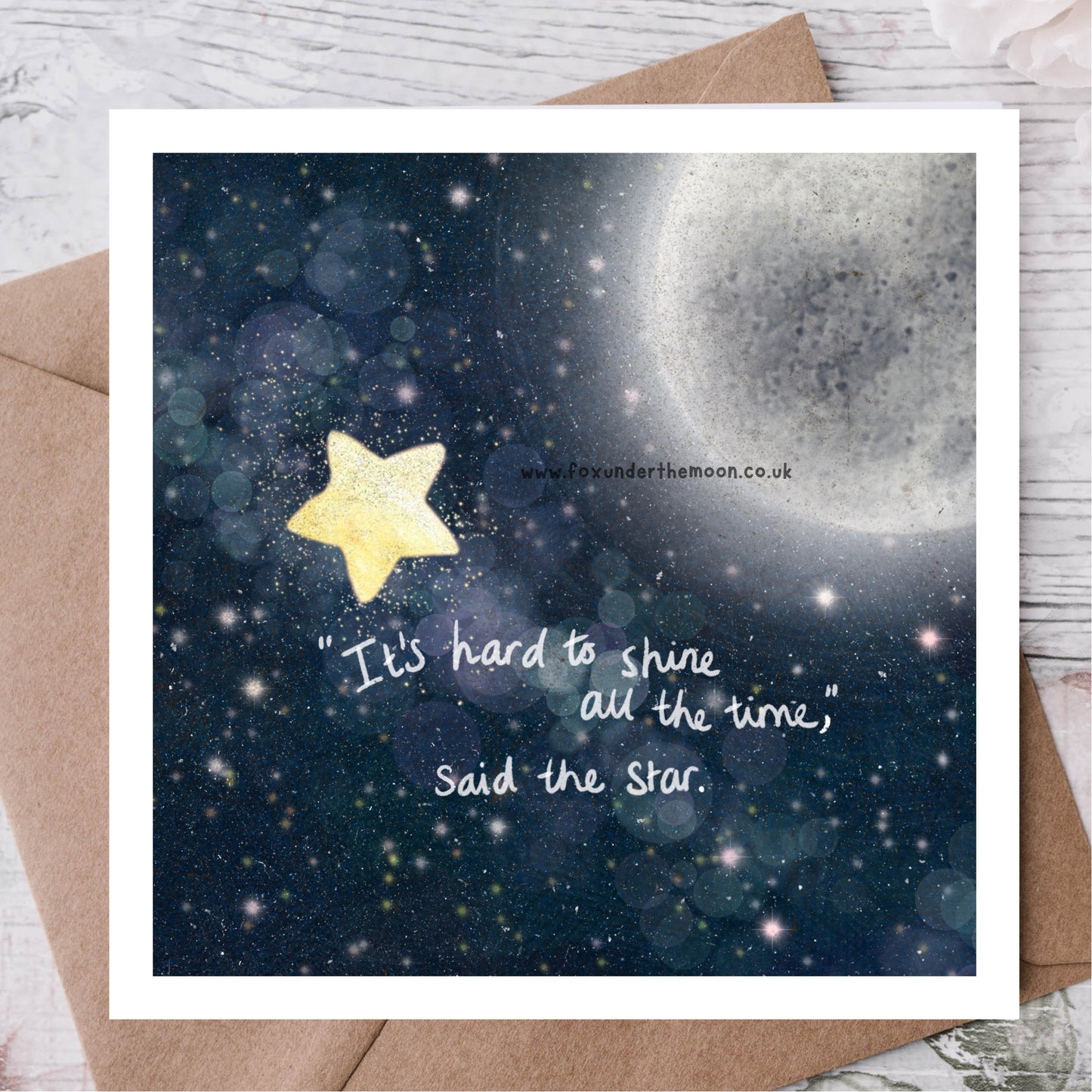 'Star' Single Greeting Card