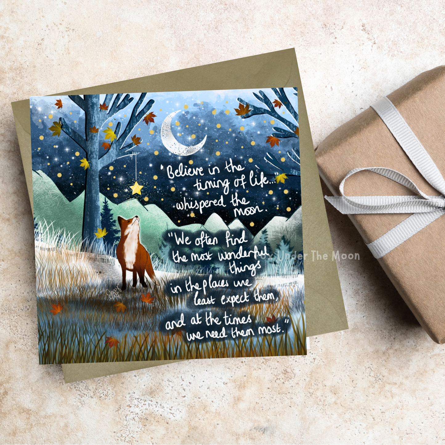 'Timing' Single Greeting Card
