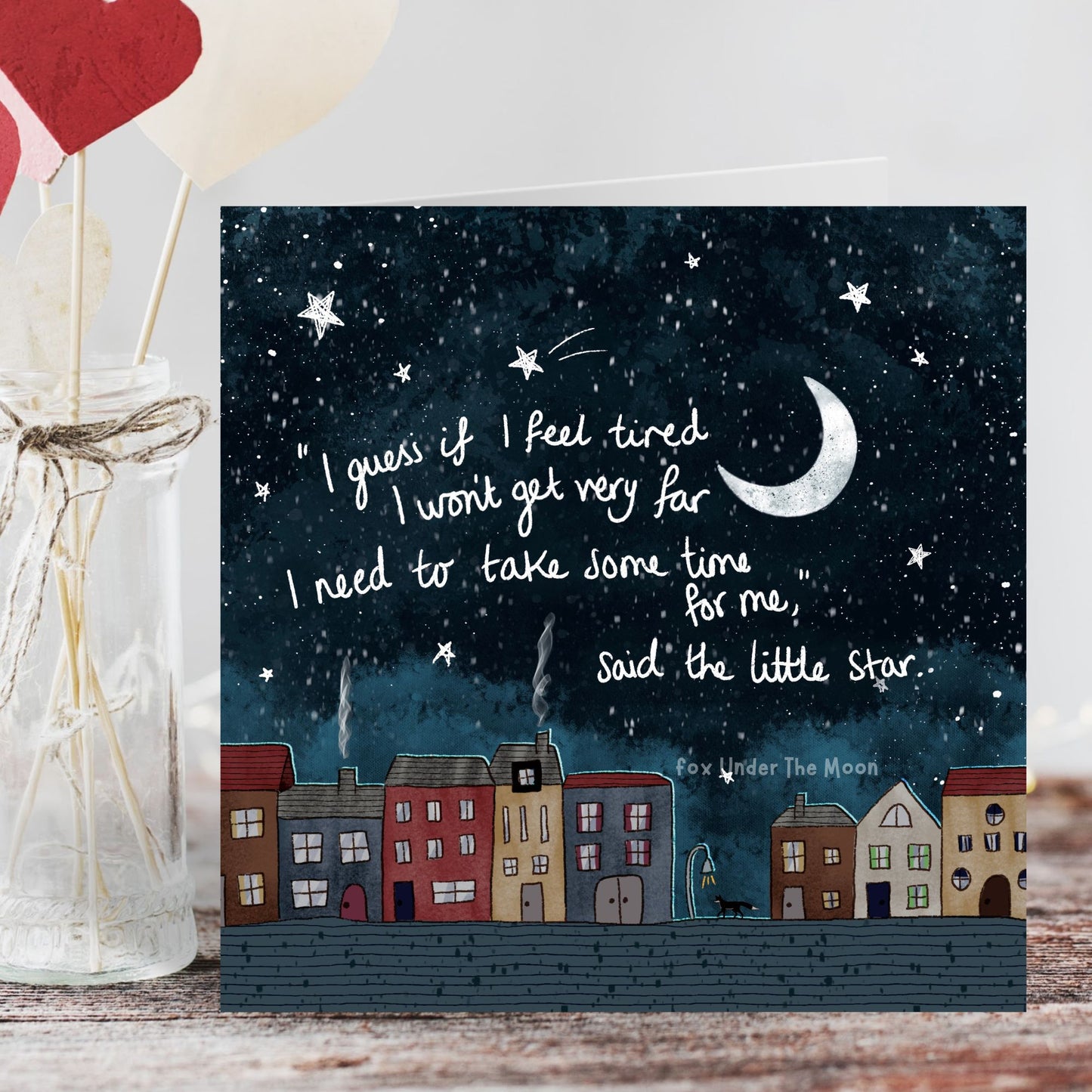 'Time For Me' Single Greeting Card
