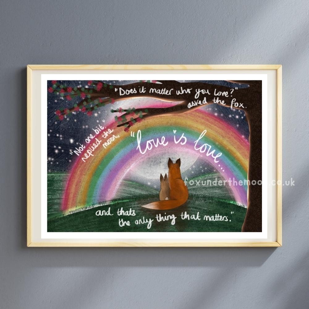 'Love Is Love' Art Print