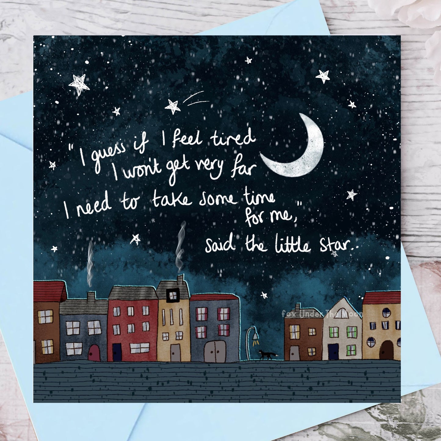 'Time For Me' Single Greeting Card