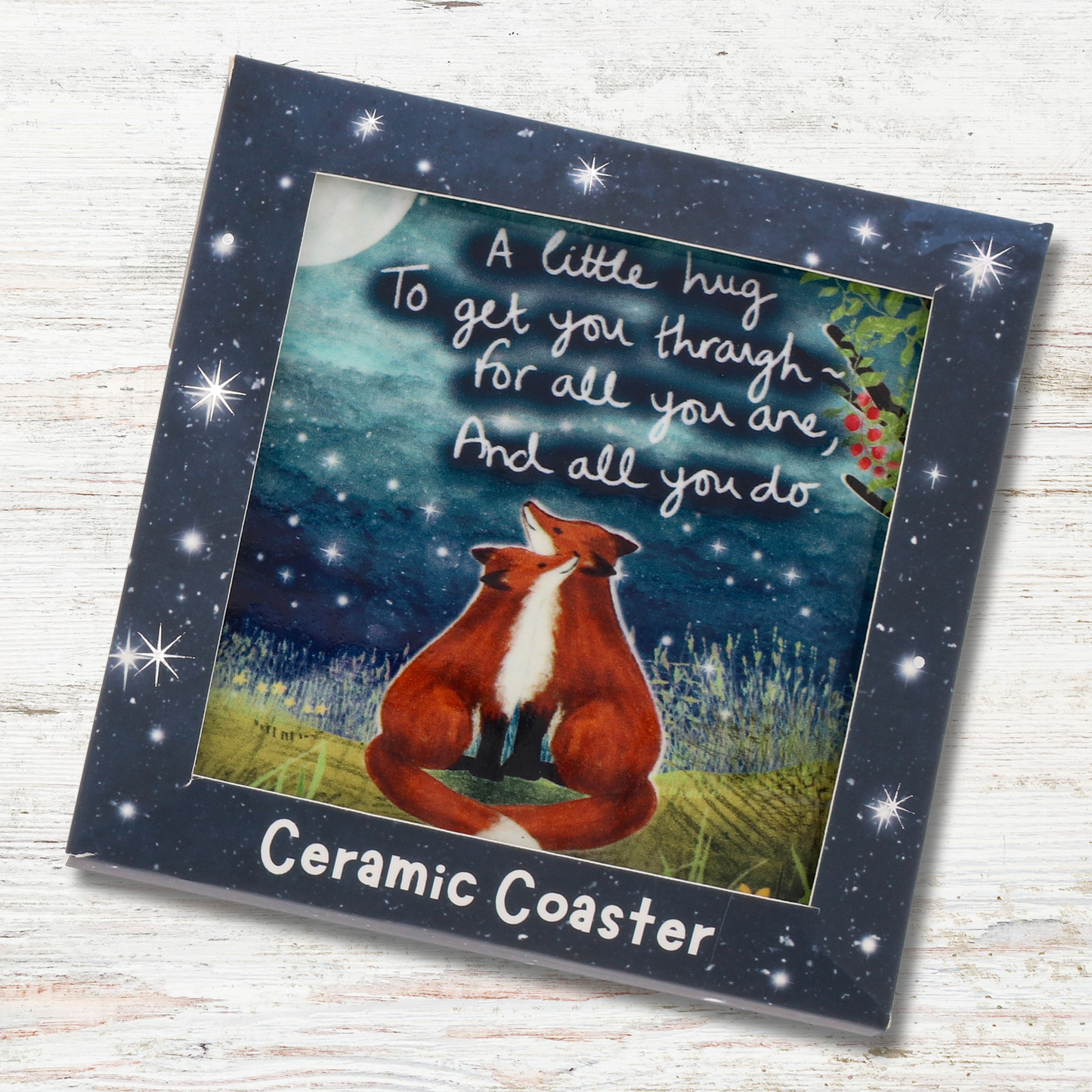 Ceramic Coaster - A Little Hug