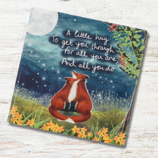 Ceramic Coaster - A Little Hug