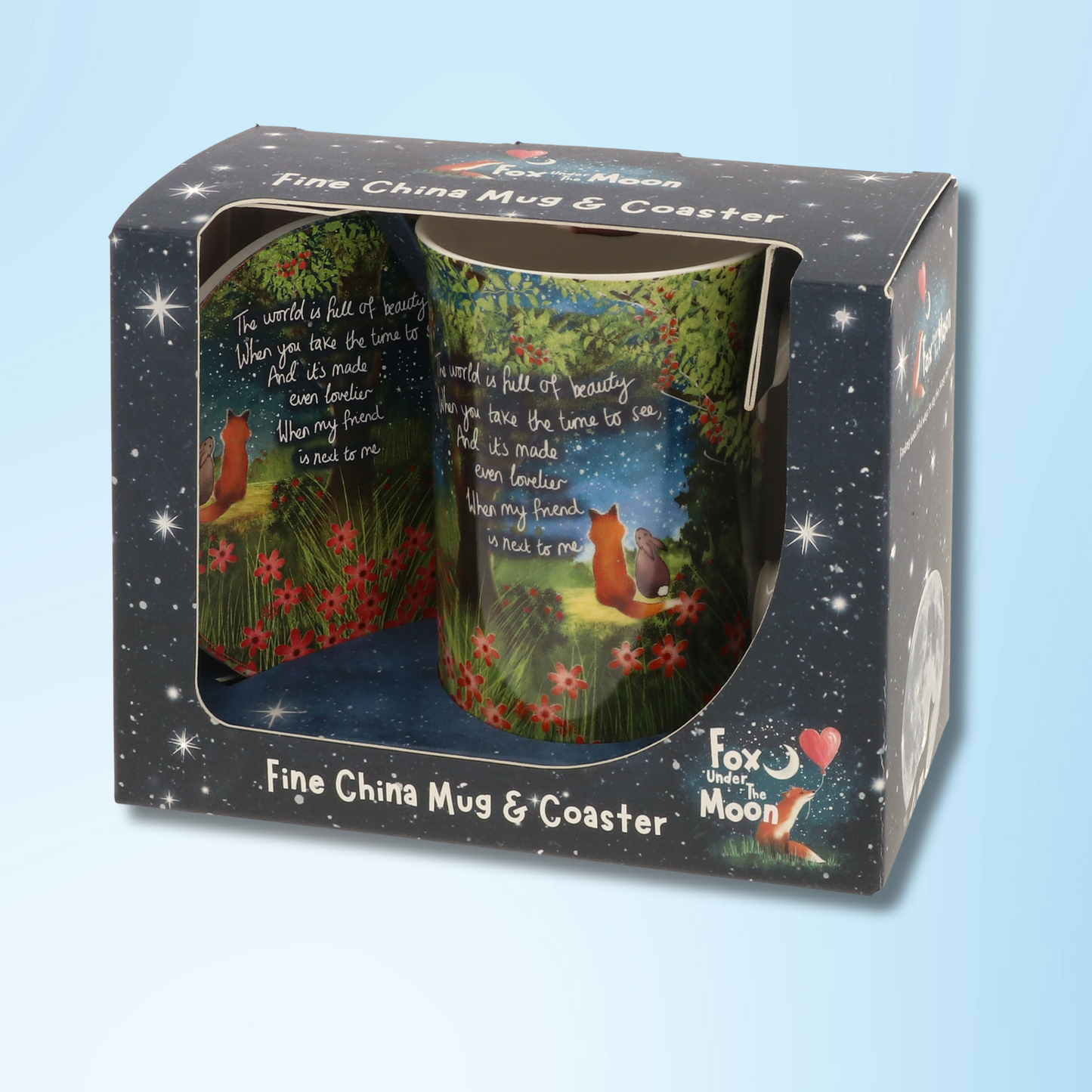 Fine China Mug and Coaster Set - My Friend