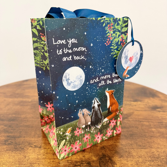 Small Gift Bag - To The Moon And Back