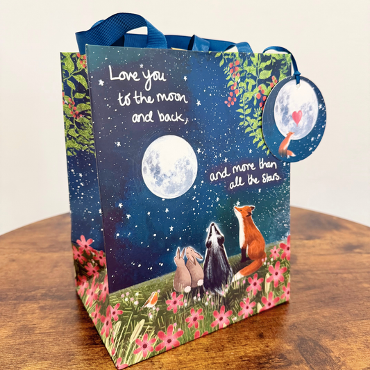 Medium Gift Bag - To The Moon And Back