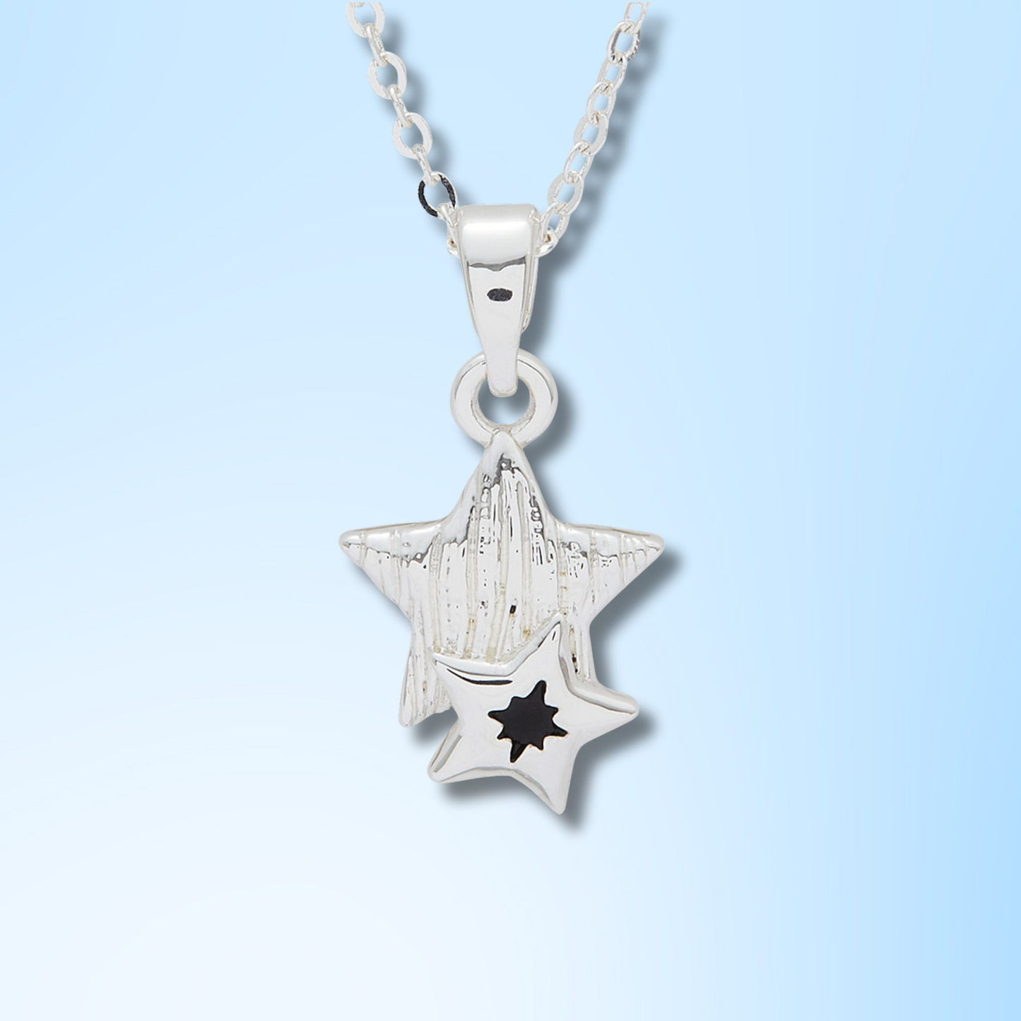 Silver Plated Necklace - Friends Are Like Stars