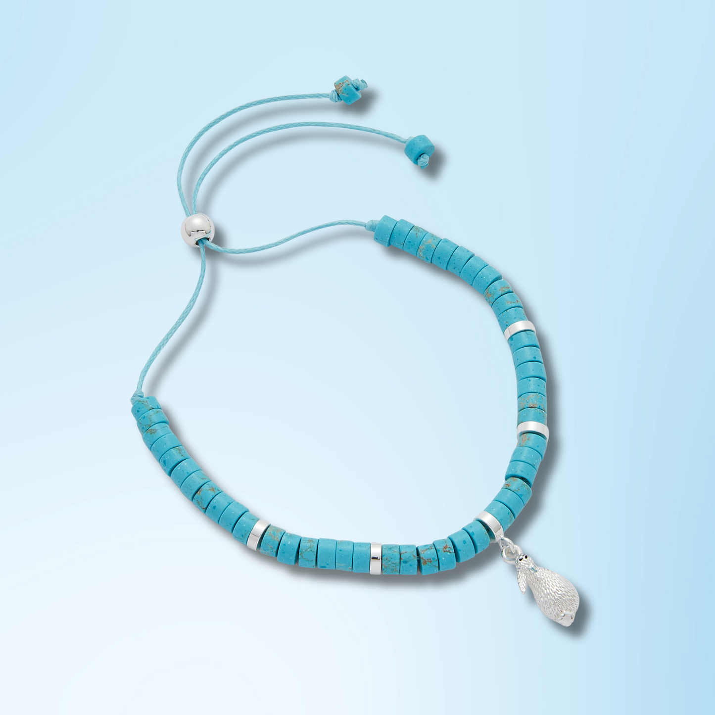 Silver Plated Beaded Bracelet - Being There