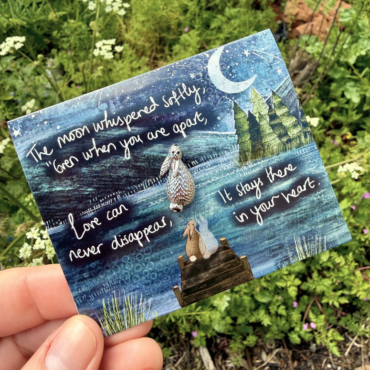 Magnetic Brooch + Gift Envelope - Apart